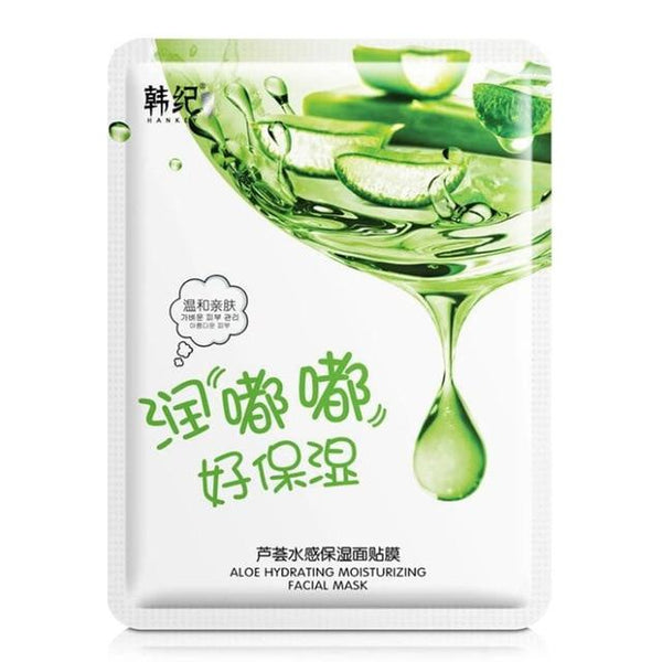 BIOAQUA 1PC Cartoon Animal Moisturizing Face Facial Mask Fresh Anti-Acne Plant Extract Oil Control Hydrating Sheet Face Mask