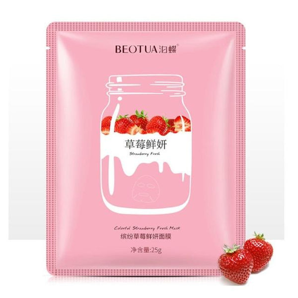 BIOAQUA 1PC Cartoon Animal Moisturizing Face Facial Mask Fresh Anti-Acne Plant Extract Oil Control Hydrating Sheet Face Mask