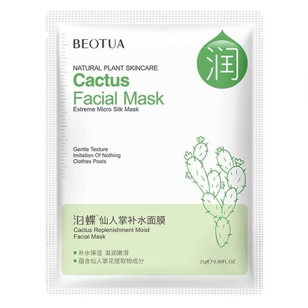 BIOAQUA 1PC Cartoon Animal Moisturizing Face Facial Mask Fresh Anti-Acne Plant Extract Oil Control Hydrating Sheet Face Mask