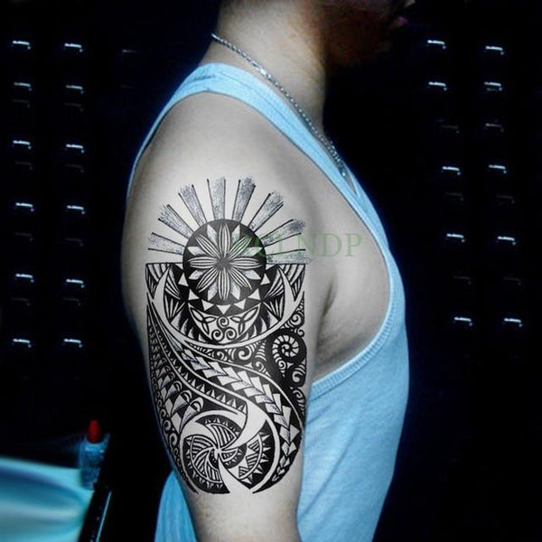 Waterproof Temporary Tattoo Sticker cool Tribal totem fake tatto flash tatoo tatouage Stickers hand arm leg for girl women men