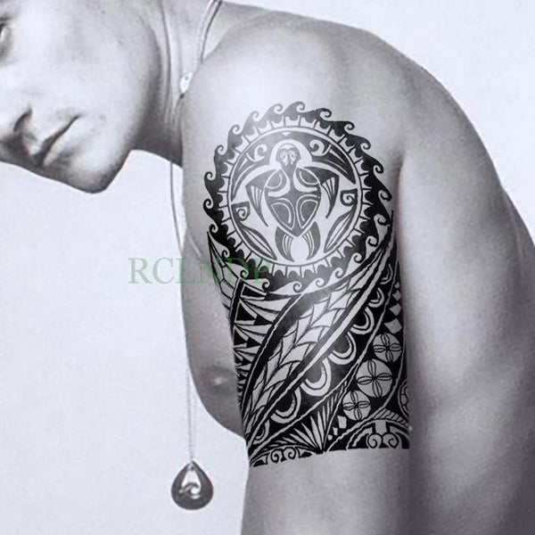 Waterproof Temporary Tattoo Sticker cool Tribal totem fake tatto flash tatoo tatouage Stickers hand arm leg for girl women men