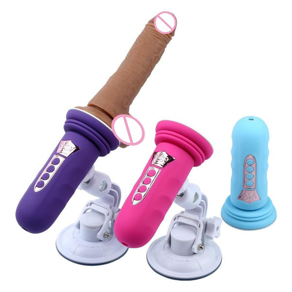 5CM Telescopic Dildo Vibrator Mini Sex Gun Machine for Most Suction Cup Dildo Automatic Gun Thrusting Vibrator Sex Toy for Women