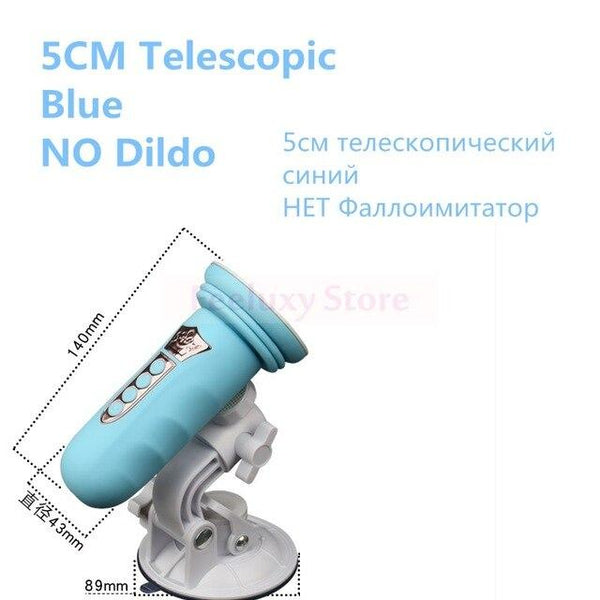 5CM Telescopic Dildo Vibrator Mini Sex Gun Machine for Most Suction Cup Dildo Automatic Gun Thrusting Vibrator Sex Toy for Women