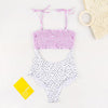 2019 Floral Print Swimsuit Women'S Beach Fashion Pink Swimwear Women Suit Bath High Quality One Piece Swimsuit Female Monokini