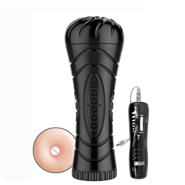 Male Masturbator Sex Toy Pocket Pussy Remote Control Silicone Vagina Penis Masturbation Cup  Sex Toys for Men Masturbatings