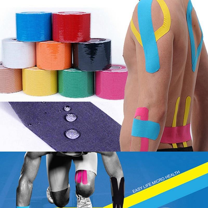 Cotton Sports Tape 5cm Muscle Stickers Fitness Equipments Accessories