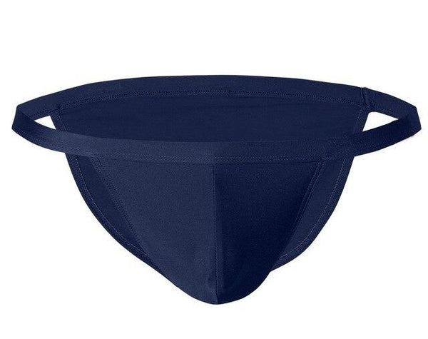 Men Sexy Thong Swim Briefs Solid Black Red Blue Swimsuit Man Quick Dry Breathable Swimwear Elastic Thong Beachwear Male S-XL