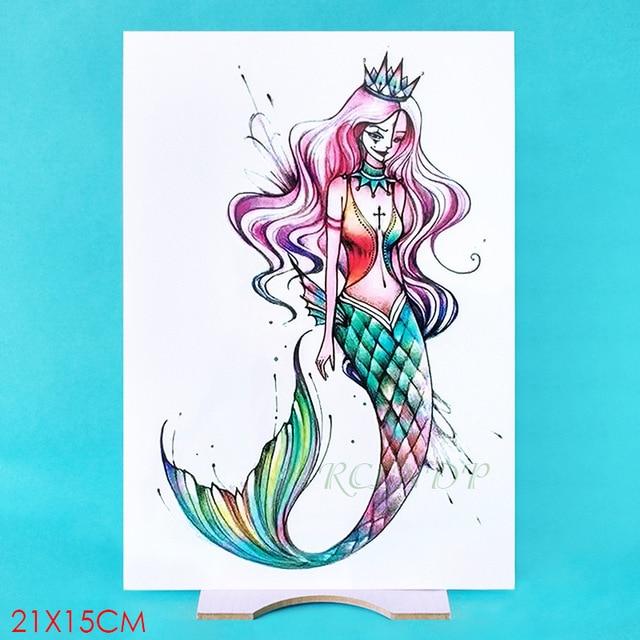 Waterproof Temporary Tattoo Sticker Bird Flower Rose fake tatto Cool flash tatoo tatouage temporaire body art for girl women men