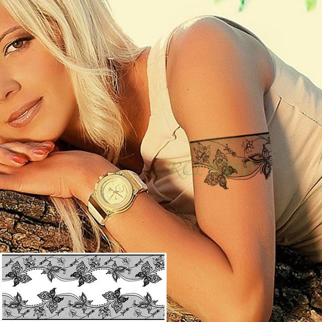 Waterproof Temporary Tattoo Sticker Bird Flower Rose fake tatto Cool flash tatoo tatouage temporaire body art for girl women men