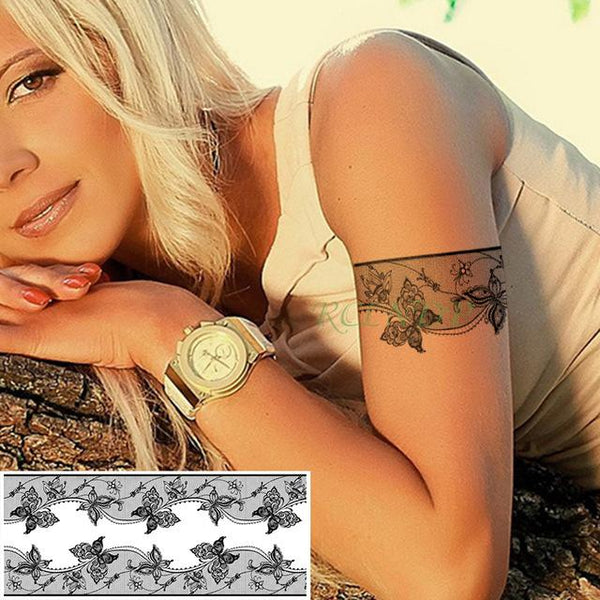 Waterproof Temporary Tattoo Sticker Bird Flower Rose fake tatto Cool flash tatoo tatouage temporaire body art for girl women men