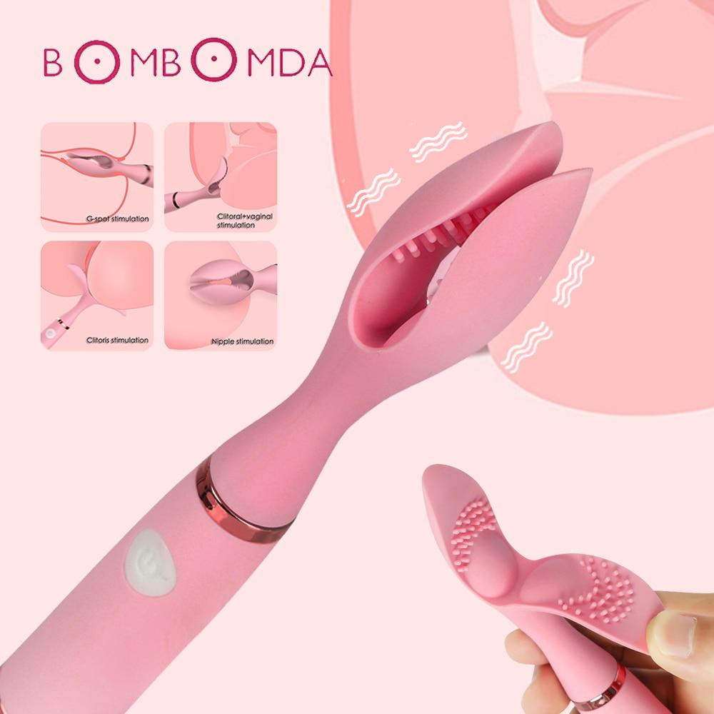 Clitoris Clip Vibrator For Woman Adult Sex Toys Dildo G spot Stimulator Nipple Massager Intimate Goods For Couples Masturbation