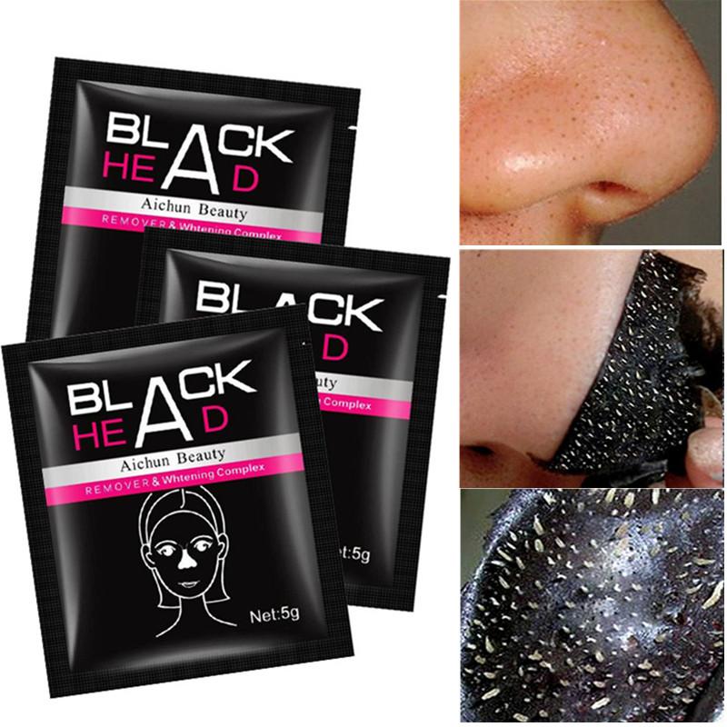 Blackhead Mask Face Care Black Mask Nose Blackhead Remover Peeling Mask Pore Strip Cleanser Black Head Mask Purifying Charcoal