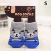 4 Pcs Pet Dog Socks Non-Slip Soft Warm Breathable Elasticity for Autumn Winter TB Sale