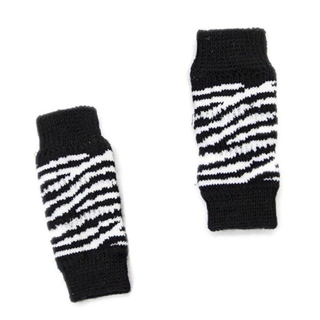 Cute Cotton Puppy Dogs Pet Knits Socks Anti Slip Skid Bottom Open-ended Leg Warmers Pet's Care Products