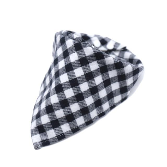 New Hot Sale Dog Bandana Scarf Pet Dog Cat  Tie Cotton Plaid  Washable Pet Scarf Dog Accessories