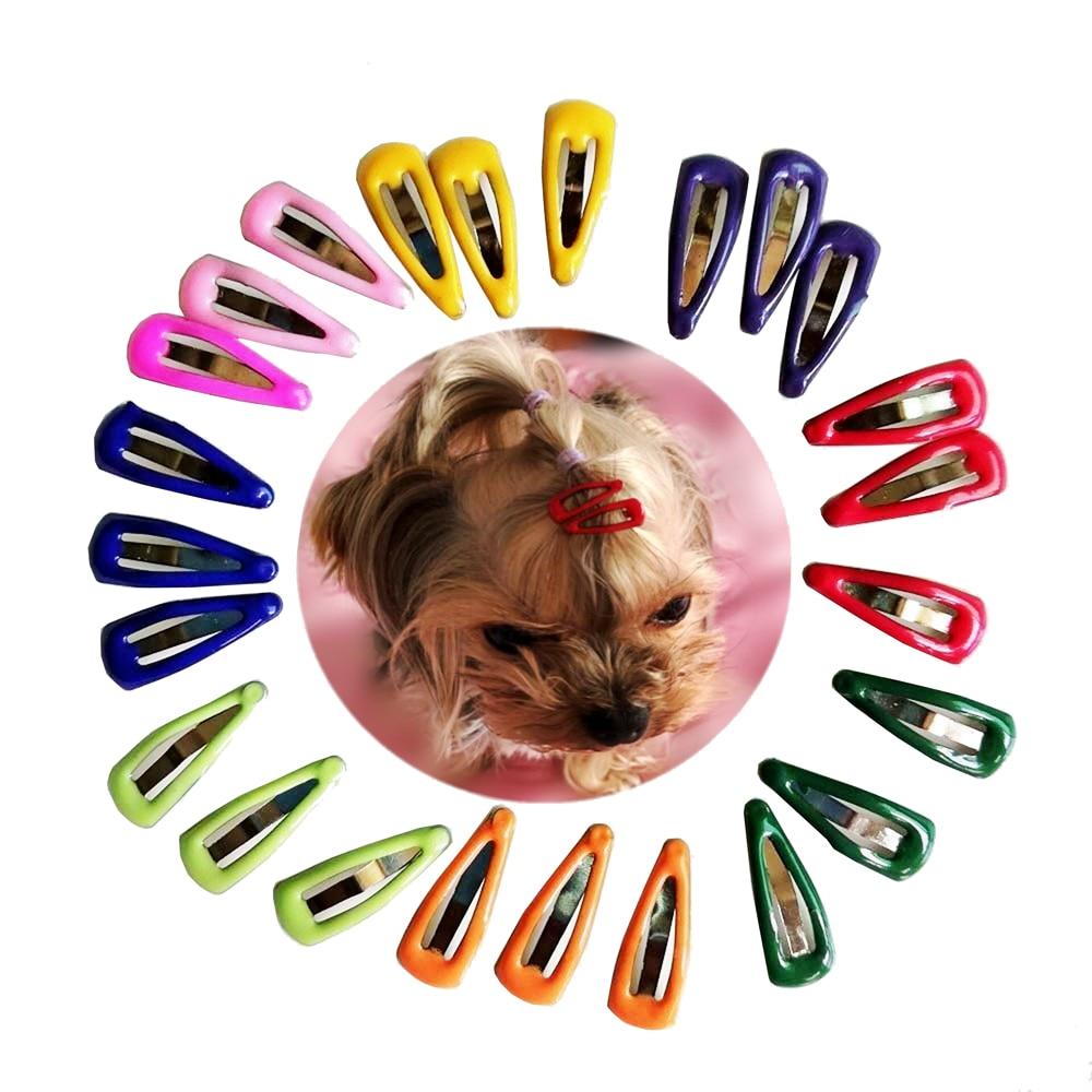 10pcs/20pcs Small Dog Cat Hairpin Mini 2cm Pet Grooming Headdress Dog Hair Clips for Dogs Teddy Yorkshire Maltese dog
