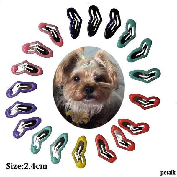10pcs/20pcs Small Dog Cat Hairpin Mini 2cm Pet Grooming Headdress Dog Hair Clips for Dogs Teddy Yorkshire Maltese dog