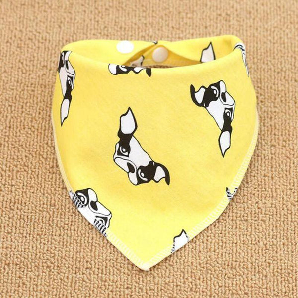 Dog Scarf  Bandanas Cotton Plaid Washable White Rabbit Bear Dog Headband Bow Tie Suitable For Large Dog Accessories