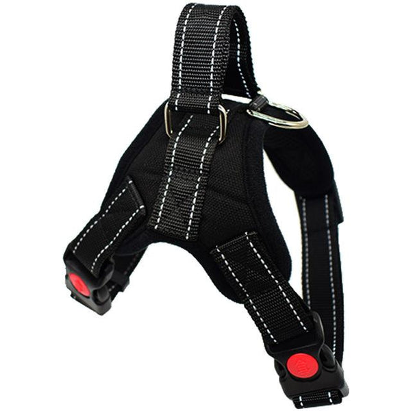 Reflective Adjustable Pet Dog Harness For Small Medium Large Dog Safe Training Walking Pitbull Dog Hand Strap Chest Harness Vest