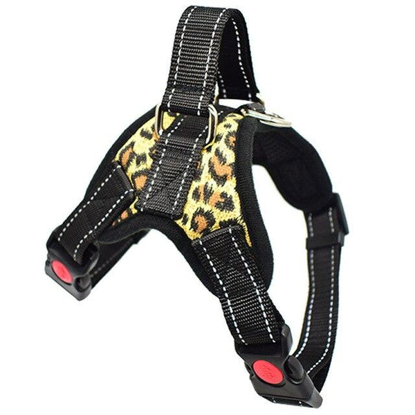 Reflective Adjustable Pet Dog Harness For Small Medium Large Dog Safe Training Walking Pitbull Dog Hand Strap Chest Harness Vest