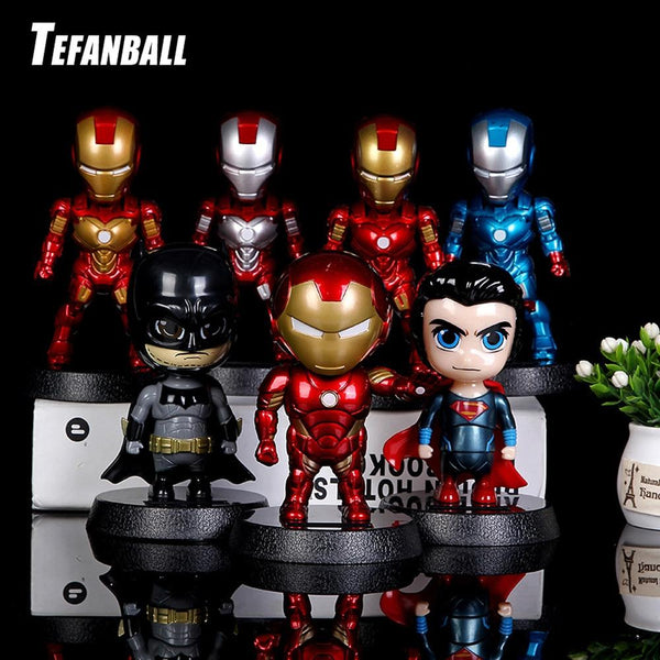 Car Ornament Cute Hot Solar Powered Dancing Figures Marvel Batman Treeman Swinging Bobble Dancer Solar Toys Car Decor Gift