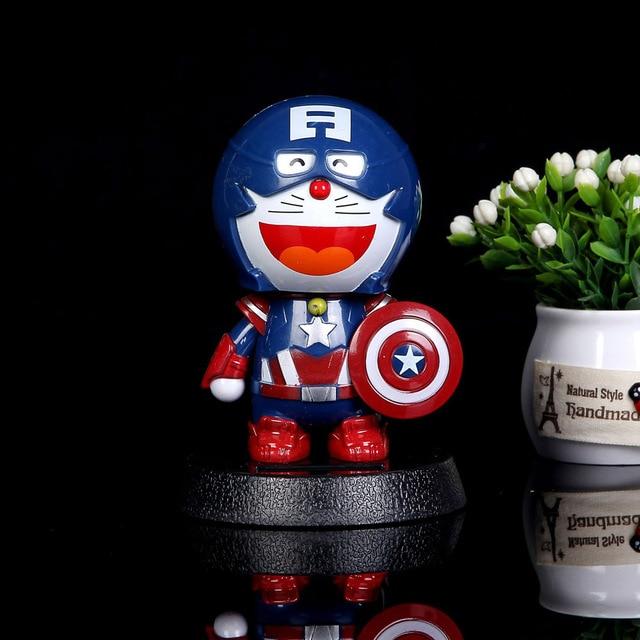 Car Ornament Cute Hot Solar Powered Dancing Figures Marvel Batman Treeman Swinging Bobble Dancer Solar Toys Car Decor Gift