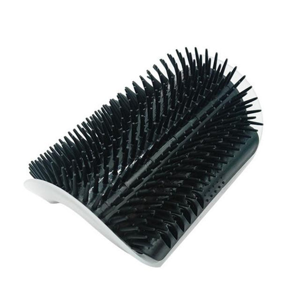 Cat Corner Brush For Long Hair Squeaky Face Massage Comb Comfortable Self Grooming Brush Free Hand Wall Toy For Cats