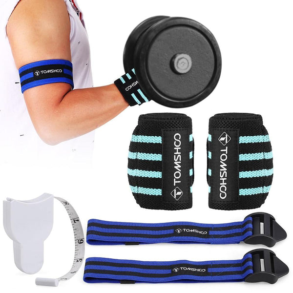 Occlusion Training Bands Arm Wrist Wraps Bodybuilding Muscle Growth Gym Fitness Band Straps for Men and Women Fitness Accessory