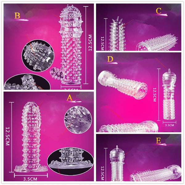 Badydoll Sexy Underwear Reusable Condoms Time Delay Crystal Penis Rings Male Penis Extension Sleeves Cock Rings Erotic Lingerie