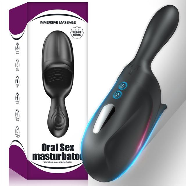 Sex Vibrator For Male Masturbators Glan Penis Dildo Testicles Vibrating Massager Delay Lasting Trainer Adult Sex Toys for Men