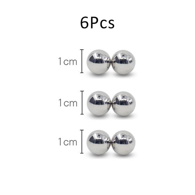 1/2/3 Pair Ultra Powerful Magnetic Orbs Strong Clitoris Stimulator Nipple Clamps BDSM Bondage Sex Toys For Women Erotic Sex Shop