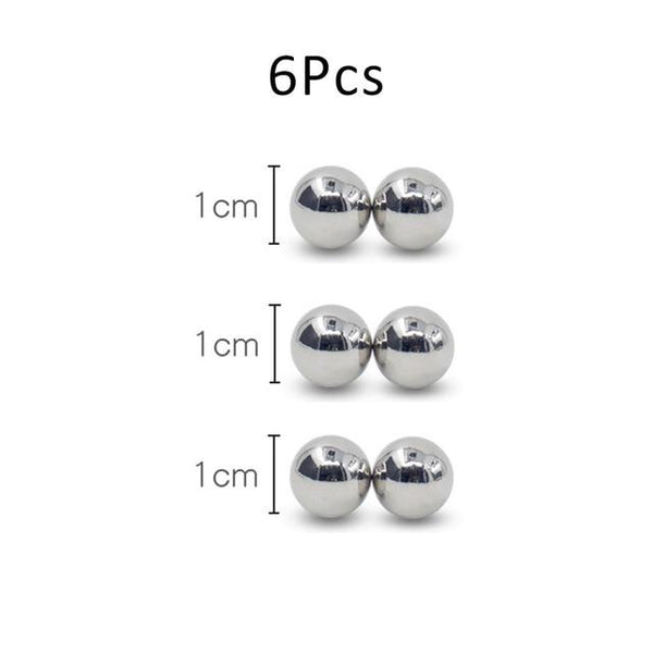 1/2/3 Pair Ultra Powerful Magnetic Orbs Strong Clitoris Stimulator Nipple Clamps BDSM Bondage Sex Toys For Women Erotic Sex Shop