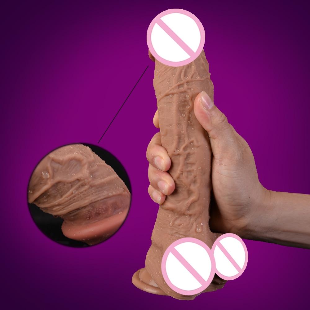 10 Inch Super Large Realistic Silicone Dildo Women Masturbator Penis  G-Spot Big Dick for Gay Anal Plug Dildos Sex Toys for Wome