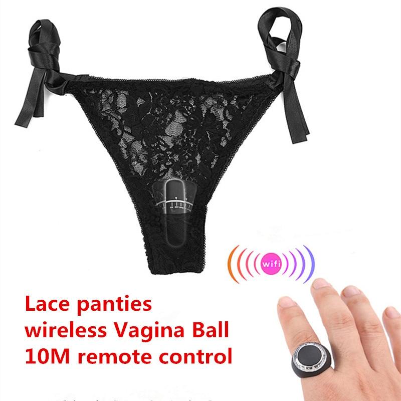 Vagina Ball for female Women's Lace Wear Wireless Remote Control Sex Toys for woman WIFI Masturbation Vibrator Adult  10 Speed