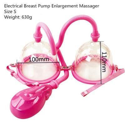 Breast Enlargement Pump Vibrator Massager Electrical Manual Former Cup Vacuum Suction Cup Clitoris Massager Sex Toys for Women