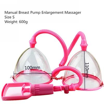 Breast Enlargement Pump Vibrator Massager Electrical Manual Former Cup Vacuum Suction Cup Clitoris Massager Sex Toys for Women