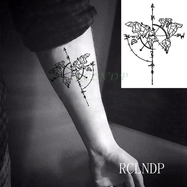 Waterproof Temporary Tattoo Stickers Moon Hill forest star Fake Tatto Flash Tatoo Tatouage Body Art Hand Foot for Girl Women Men