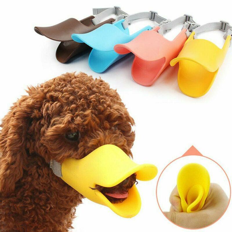 Duckbill Mask Design Soft Silicone Anti Bite Bark Pet Protection Dog Mouth Sets Pet Dog Accessories