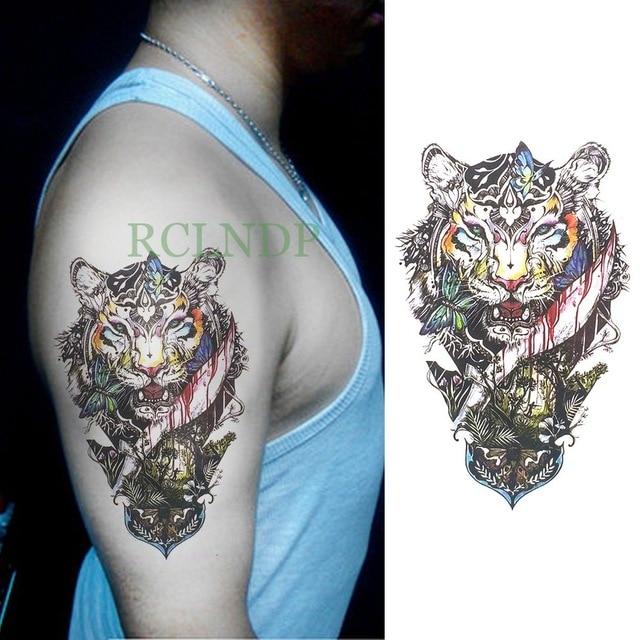 Waterproof Temporary Tattoo Sticker Anchor big size fake tatto flash tatoo tatouage temporaire body art for women girl men