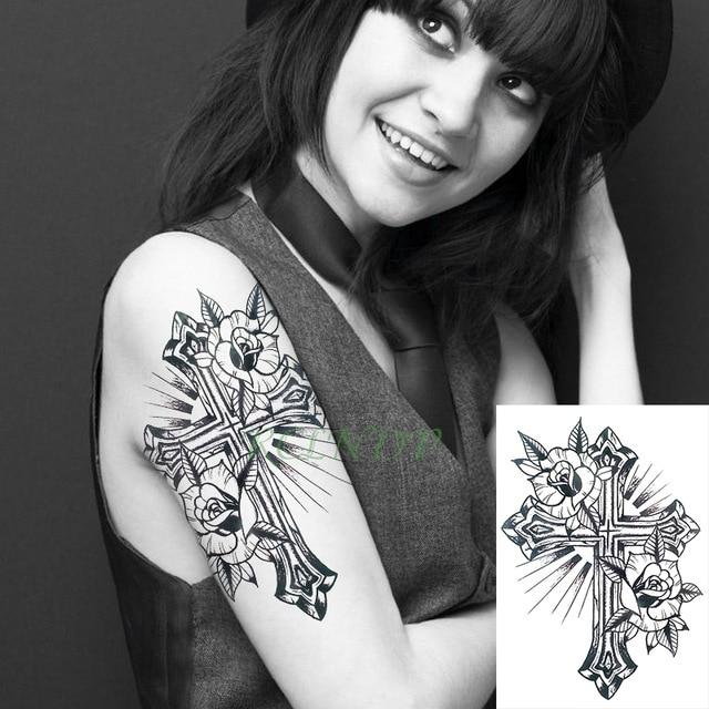 Waterproof Temporary Tattoo Sticker Tribal totem band Fake Tatto Personality Flash Tatoo Waist Arm Foot Tato for Girl Women Men