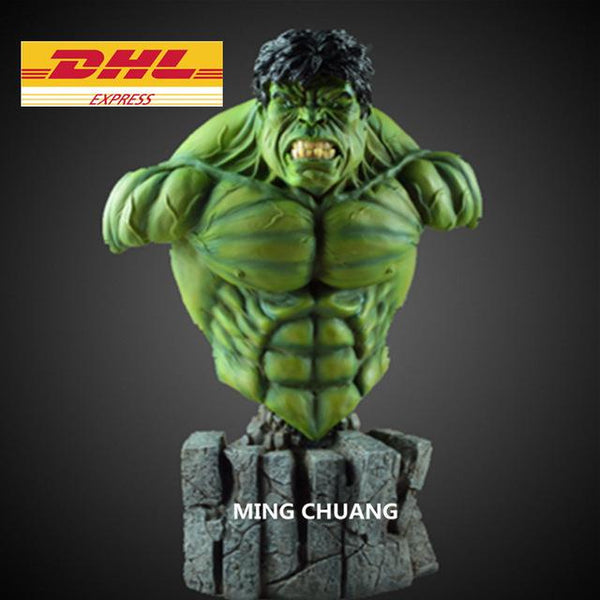 Avengers Infinity War Statue Superhero Hulk Bust 1:4 Half-Length Photo Or Portrait Resin 30CM Action Figure BOX Toy J170