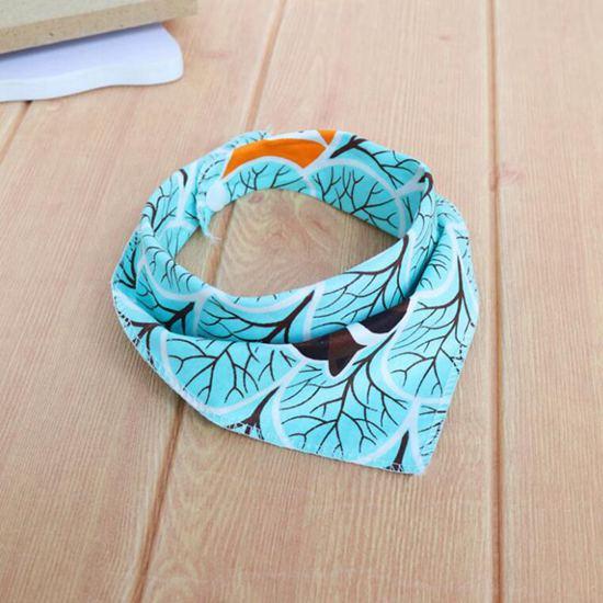 Dog Bandana Large Pet Scarf Cotton Plaid Washable Dog Bib Large Dog Accessories Banana Elk Pink flower Personality Bow Tie