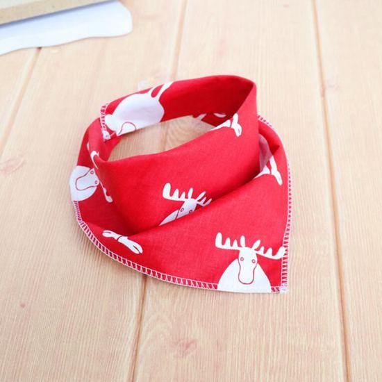 Dog Bandana Large Pet Scarf Cotton Plaid Washable Dog Bib Large Dog Accessories Banana Elk Pink flower Personality Bow Tie
