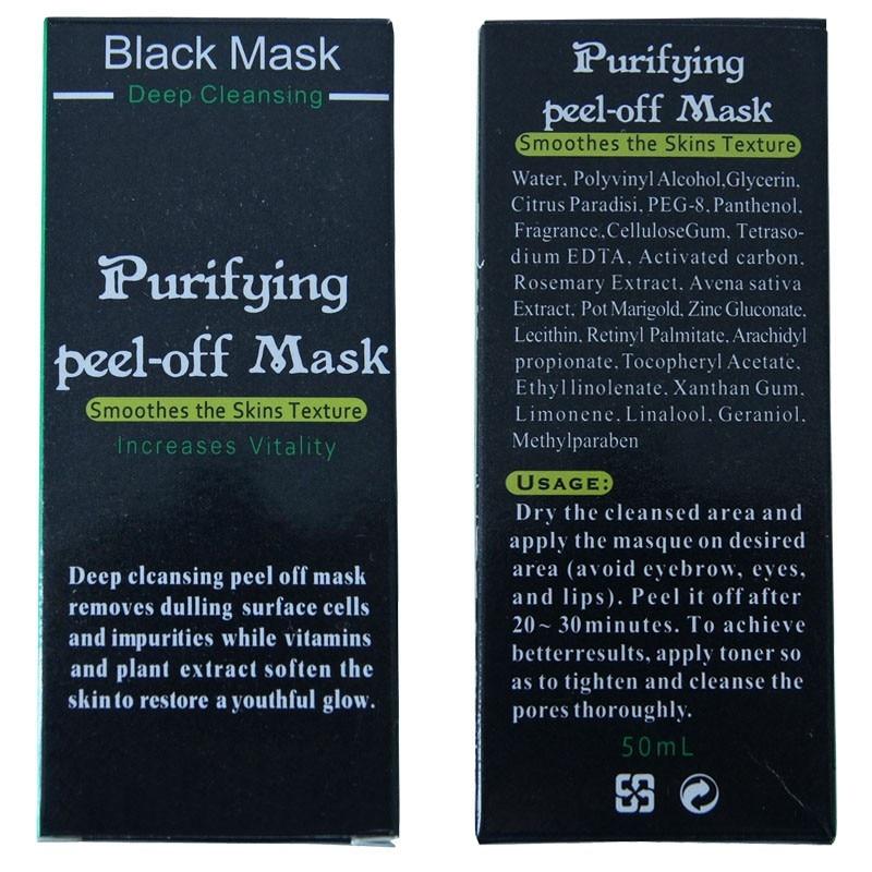 Blackhead Remove Masks Deep Cleansing Purifying Peel Off Facial Black Masks