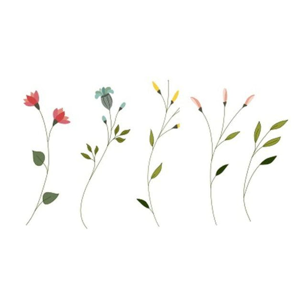 Wyuen Flower Rose Waterproof Temporary Tattoo Sticker for Adults Kids Body Art Women New Design Water Transfer Fake Tatoo P-108