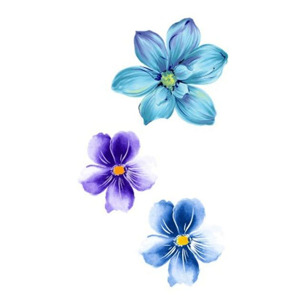 Wyuen Flower Rose Waterproof Temporary Tattoo Sticker for Adults Kids Body Art Women New Design Water Transfer Fake Tatoo P-108