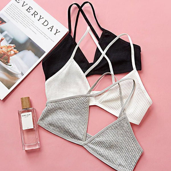 BEFORW One Piece Ultra-thin Bralette Wire Free Seamless Bras For Women Solid Sexy Lingerie Underwear Beautiful Back Women Bras