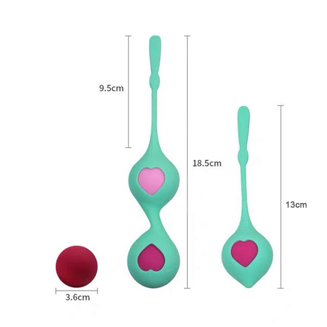 GUIMI Kegel Trainer Vaginal Balls for Women Pussy Massage Vagina Exercise Geisha Ben Wa Ball Erotic Toys Sex Product for Adult