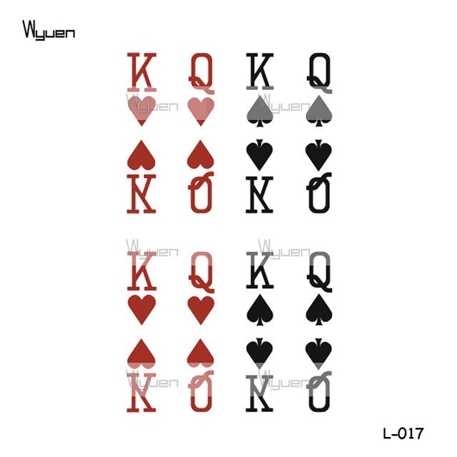 Wyuen Words Temporary Tattoo Stickers Letter Fake Tattoo for Adults Kids on Body Art Anchor Waterproof Tatoo for Man Woman L-032