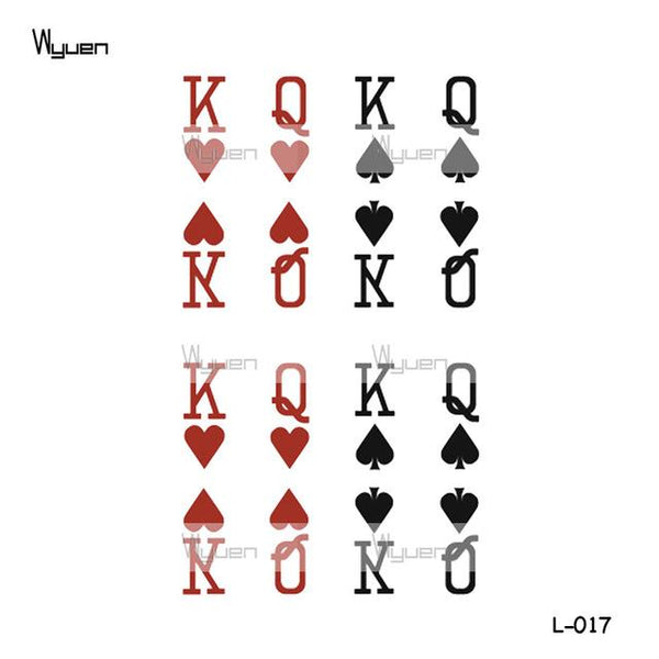 Wyuen Words Temporary Tattoo Stickers Letter Fake Tattoo for Adults Kids on Body Art Anchor Waterproof Tatoo for Man Woman L-032